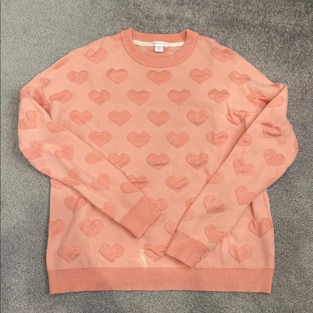 Pink Valentines Day Sweater
